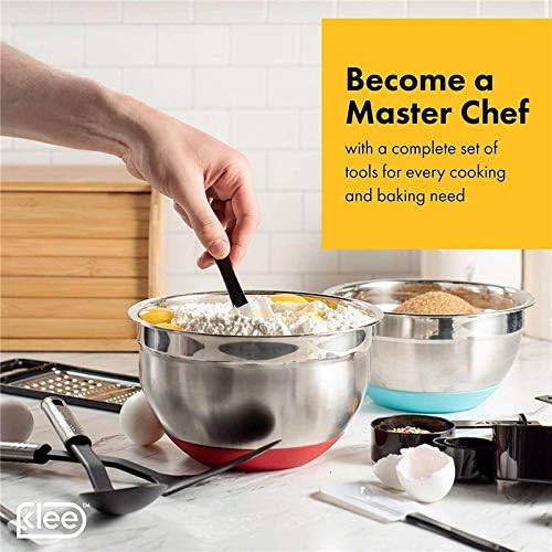 Miniatura 4 de Juego de utensilios de cocina clásicos de 40 piezas, utensilios de cocina de nailon y acero inoxidable, juego de espátulas antiadherentes, juego de