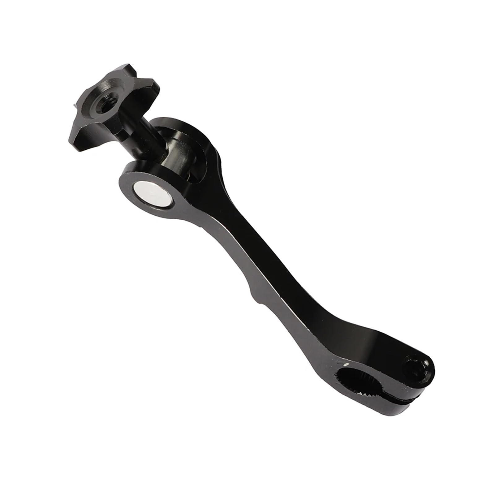 Hewpngs Black Motorcycle Cnc Rocker Arm Rear Brake Adjustable Tension Lever For Motorbike Pit Dirt Bike Universal Modification Accessories Shifts Levers