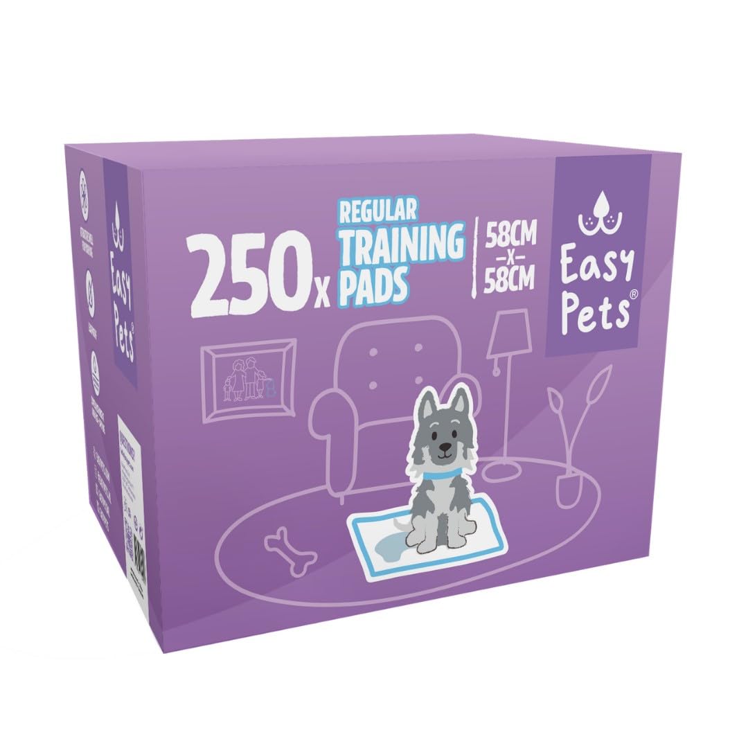 Welpentrainingspads 250 stück - 58 x58 cm Hundepads Töpfchentrainingsmatten - geeignet für Hunde - Trainingsunterlagen 250st