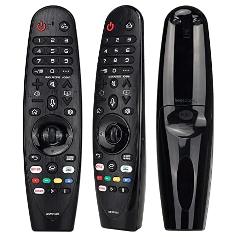 Universal Replacement for LG Magic Remote Control, YiBiChin AKB75855501 Voice Remote Control Fit for LG Smart Android TVs 2018/2019/2020 Models, with Prime Video, NETFLIX Shortcut Buttons Cover