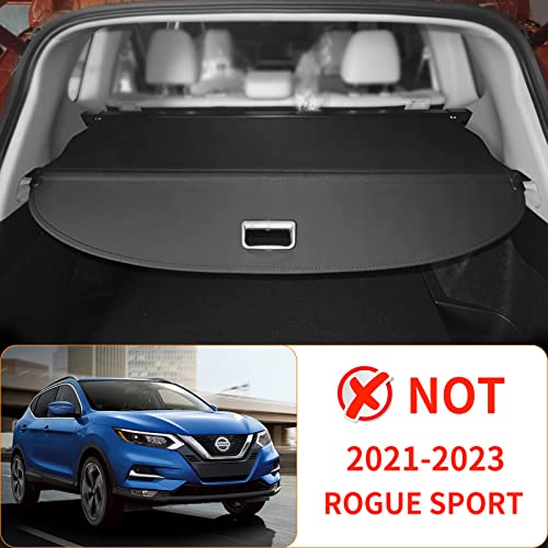 Bomely Fit 2021 2022 2023 Nissan Rogue Trunk Cargo Cover Luggage Retractable Rear Trunk Security Shade Shield Rogue Accessories (Not Fit Rogue Sport) #TOP2