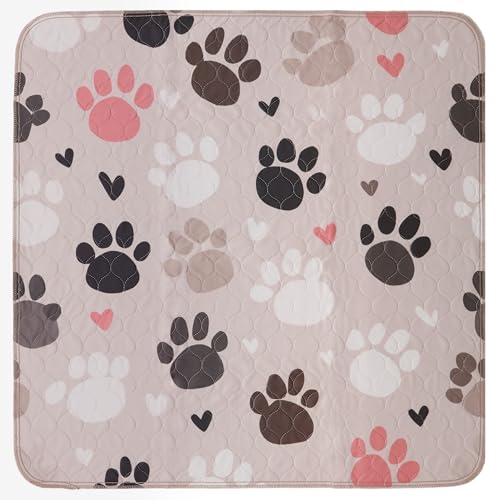 Image of PUPIBOO Washable Pee Pads for Dogs and Cats - Super Absorbent Reusable Puppy Training Pads - 100% Waterproof, Leak-Proof & Non-Slip Whelping Pads for Pet Housebreaking