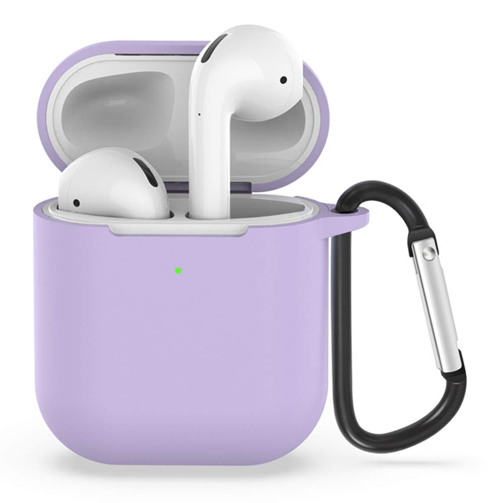 Keychain Pastel Purple Airpod Case AirPods Pro Silicone Case