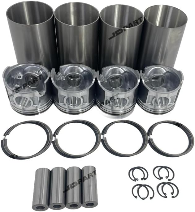 Replacement Cylinder Liner Kit Compatible For Mitsubishi D04F Engine Diesel Parts