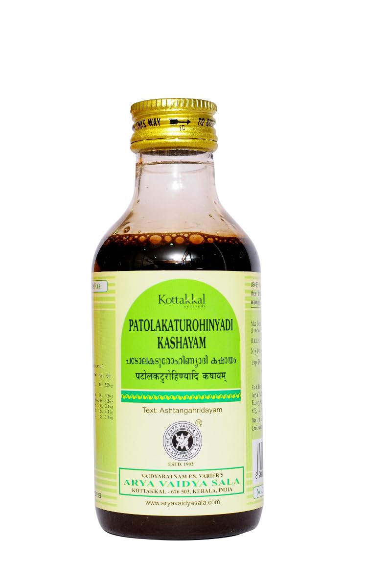 Patolakaturohinyadi Kashayam - Ayurvedic Kashayam | Traditional Decoction | Supports Digestive Wellness & Daily Wellness | Natural Formula | 200 Ml-image-30