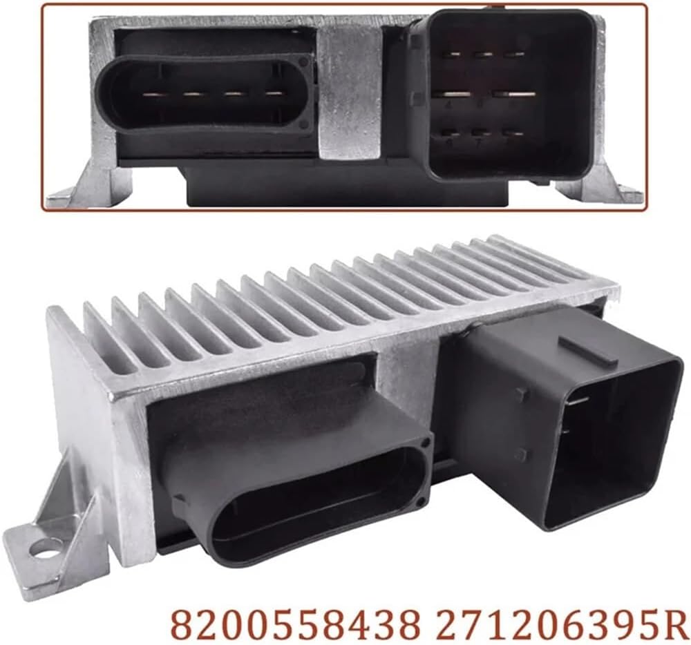 Glow Plugs Compatible with Vauxhall 8200558438 271206395R 110679U20A Car Glow Plug Relay