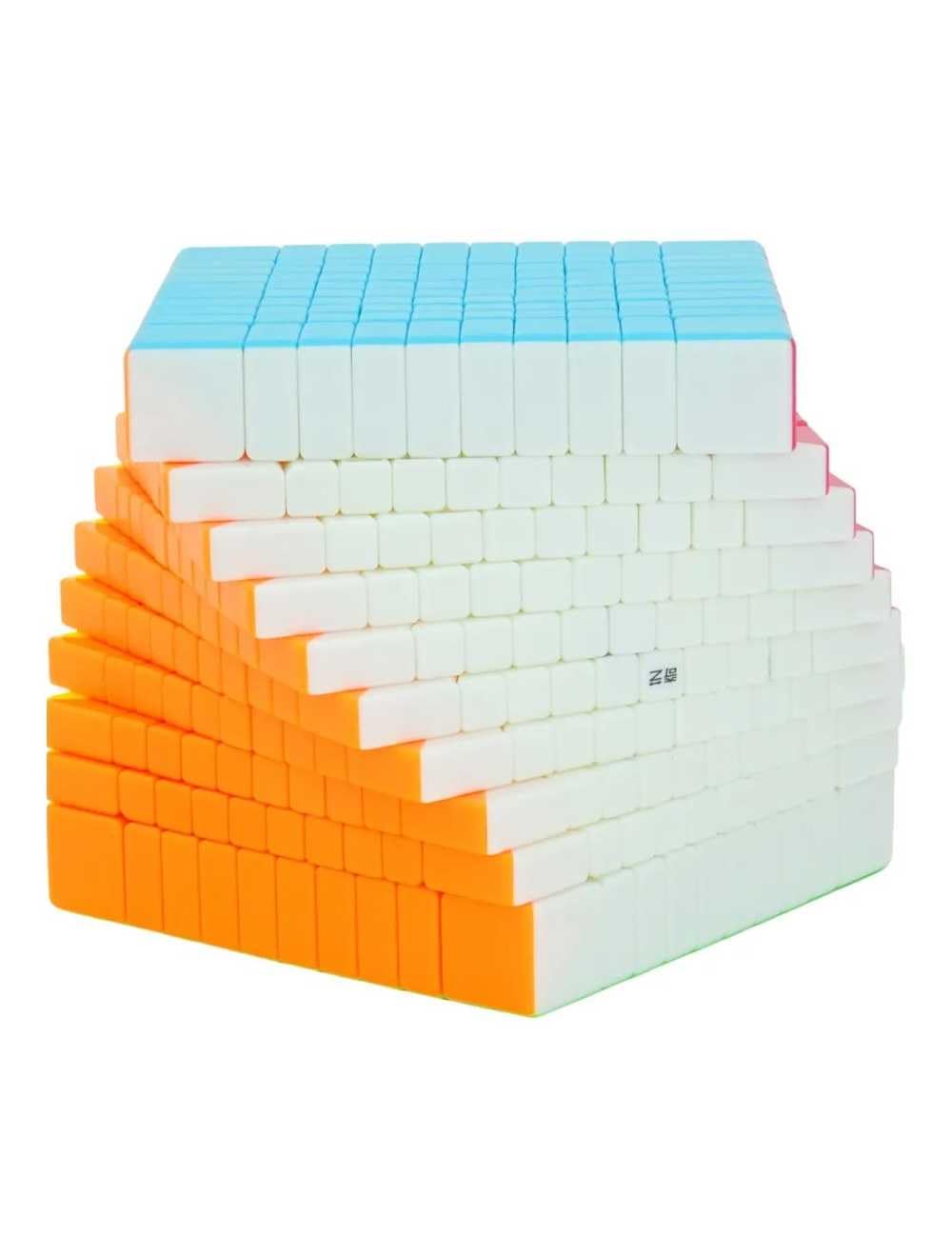 Logica Giochi - Cubo Magico 10x10 Stickerless - Cubo Professionale - Rotazione Fluida e Silenziosa