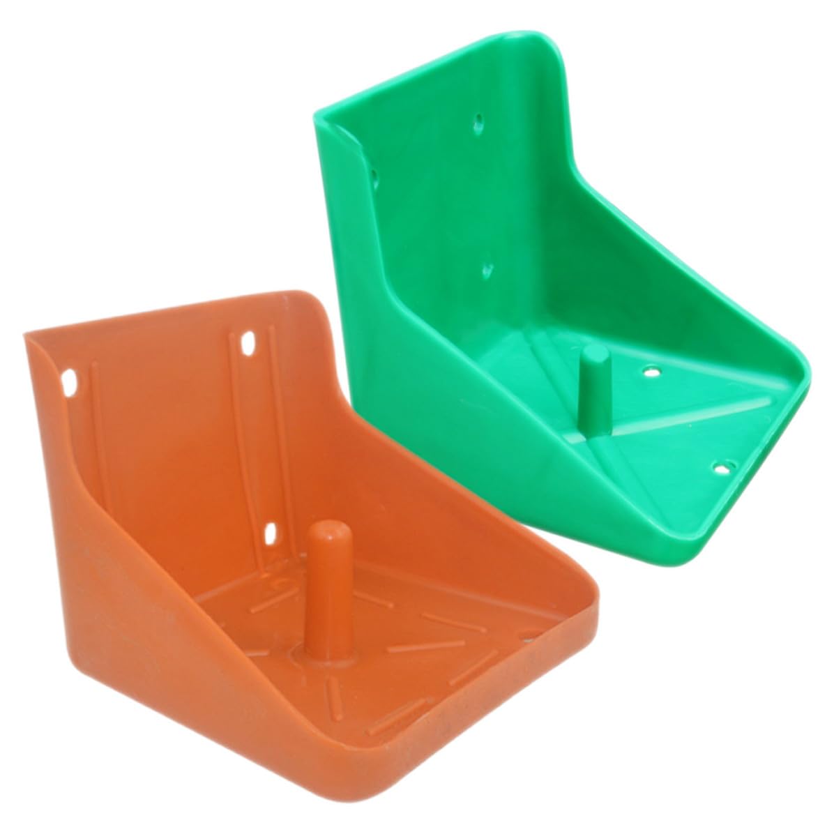 Contenitore per Blocco di Sale 2 Pezzi, Plastica, Fissaggio Pratico