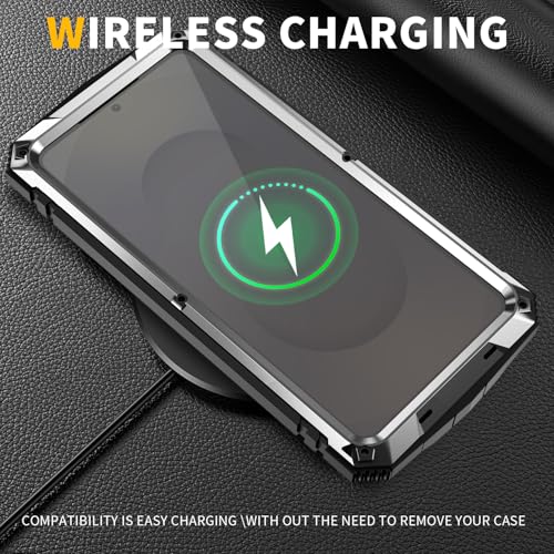 Coque métal Samsung S26 Ultra argentée armure intégrale premium - 4