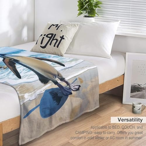 Couverture super douce et moelleuse manchot pour soirées cocooning