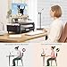 OPNICE Desk Organizers and Accessories, Computer Monitor Stand Riser with Drawer and 2 Pen Holders, Laptop Stand, Office Desk Accessories & Workspace Organizers for Home Office Supplies, Black