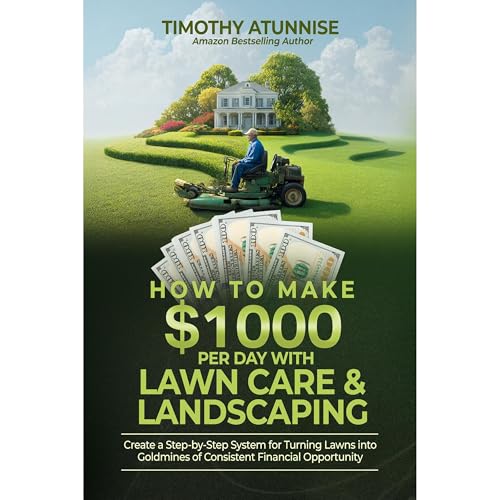 How To Make $1,000 per Day with Lawn Care & Landscaping Audiolibro Por Timothy Atunnise arte de portada