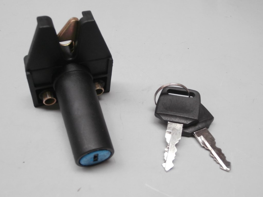 Piaggio Serratura Sella: Vespa Cosa 2, Nero, Chiave, Per Motocicli o Scooter