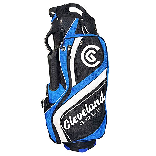 Cleveland C0089617 Bolsa de Carro de Golf, Hombre, Negro/Azul/Blanco, Talla Única