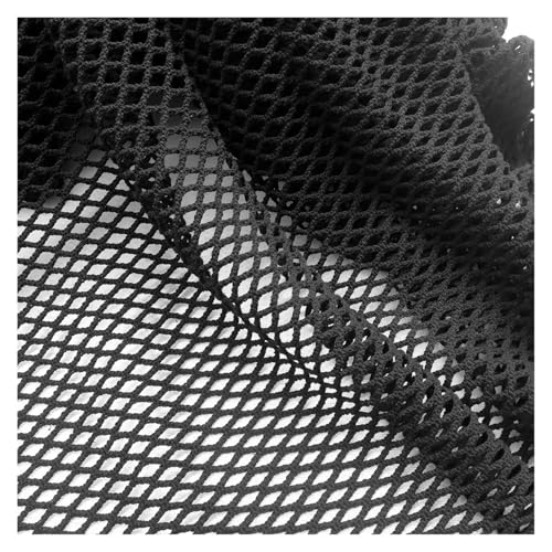 Tissu en maille de coton pur noir extensible pour projet couture habillement