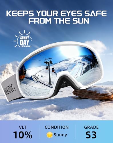Innerking OTG Ski Goggles SGS Approved, Over Glasses Snow Snowboarding Winter Goggles Anti Fog for Adult, Youth, Men Women - Image 5