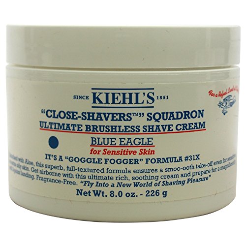 Kiehls - Close Shavers Squadron Ultimate Brushless Shave Cream - Blue Eagle - 8 oz.