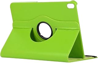New iPad 8th Gen 2020 Case,Jennyfly 360 Degree Rotating Hand Free Stand Slim Case Easy Viewing Durable PU Leather Corner Protection Cover for 2020 New iPad 10.2 inch(8th Gen) - Green