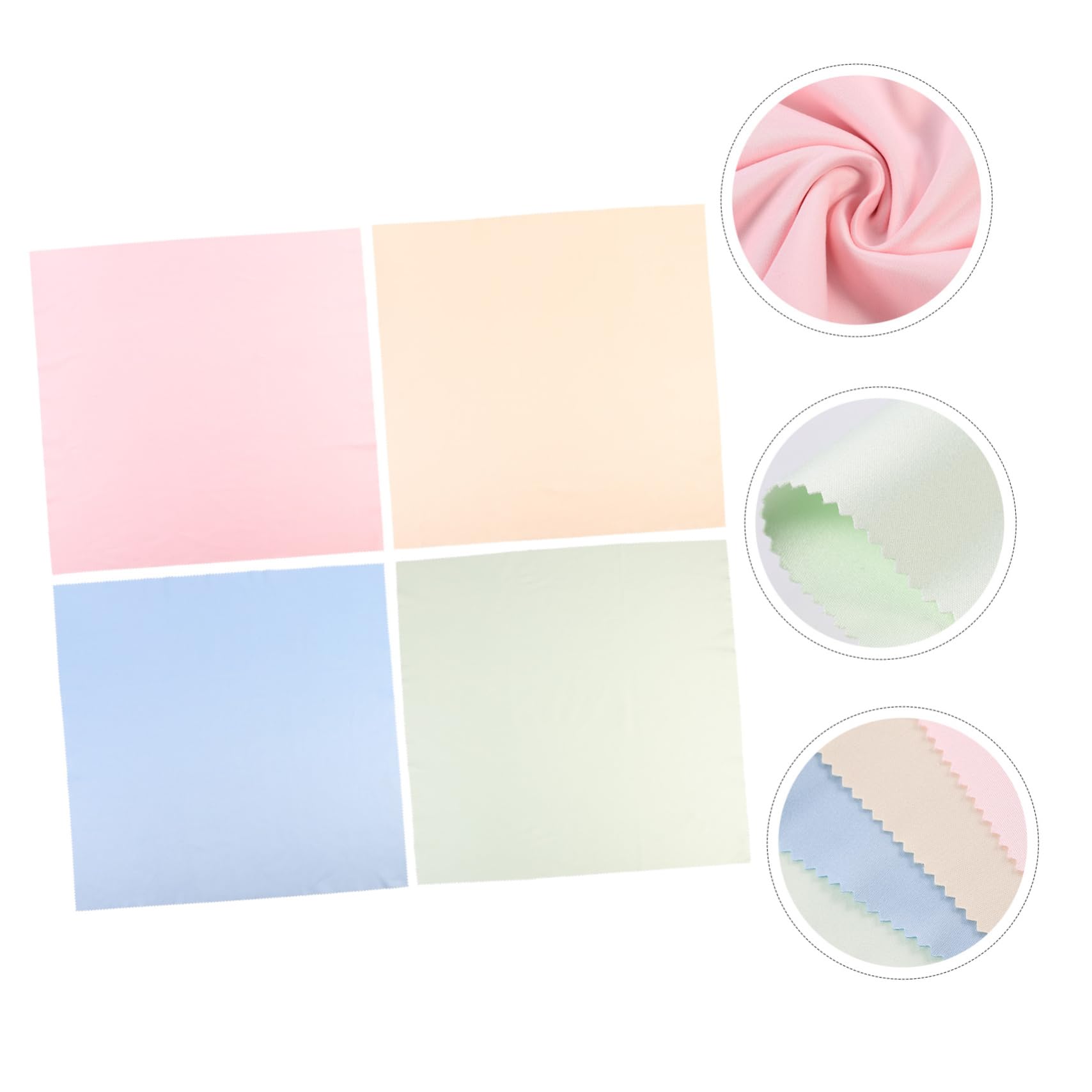 Beavorty 3 Set 4 Pezzi panno per occhiali panni per la pulizia degli occhiali da sole panno per la pulizia dello schermo glasses wipes panno per la pulizia del Ago numero