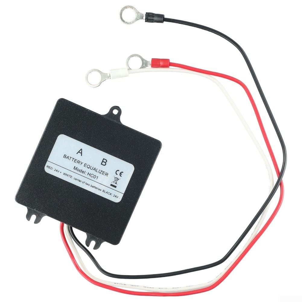 Equalizzatore di batteria, HC01 per sistemi solari Bilanciatore della batteria Regolazione della tensione per banche di batterie 12V 24V Gestione dell'alimentazione