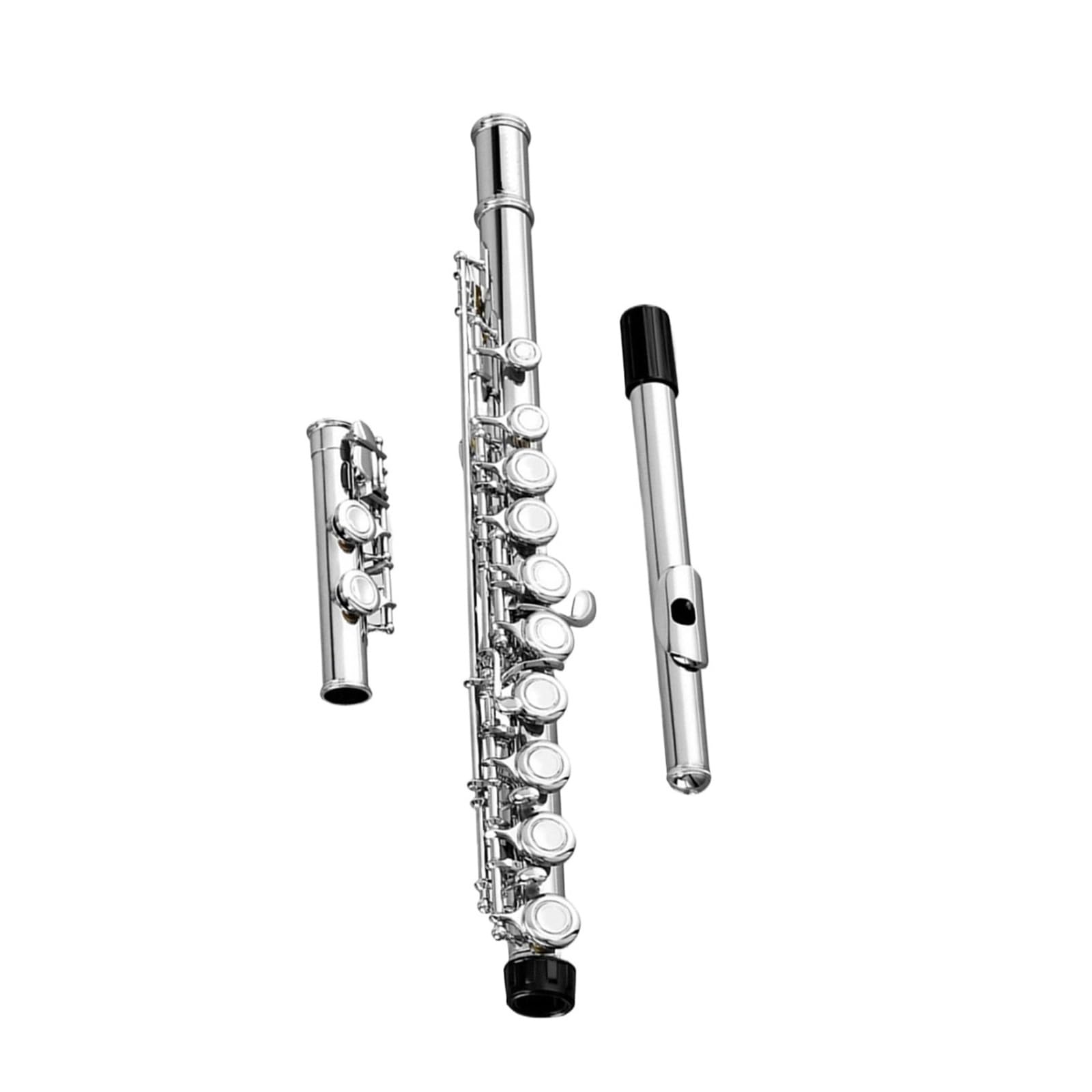 Flauto Traverso In Do A 16 Chiavi Placcato In Argento Nichelato In Mi Professionale Flauto Standard