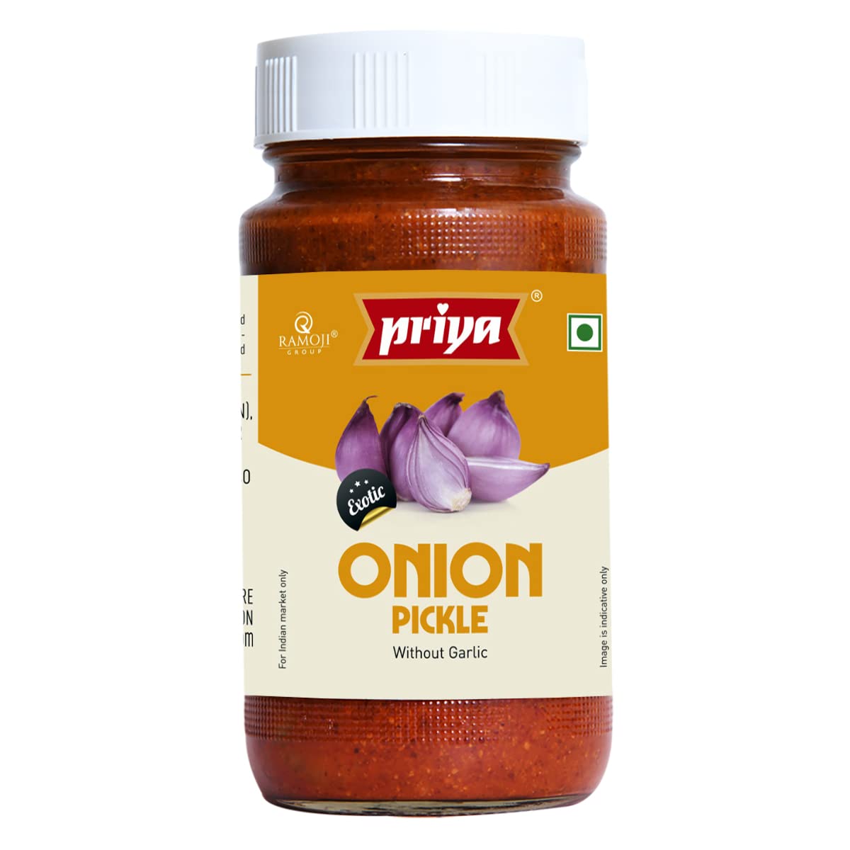 Priya Onion Pickle without Garlic, 300g - Homemade Pyaaz Achar - Traditional South Indian Taste (B07HJL4LT2) Amazon Price History, Amazon Price Tracker