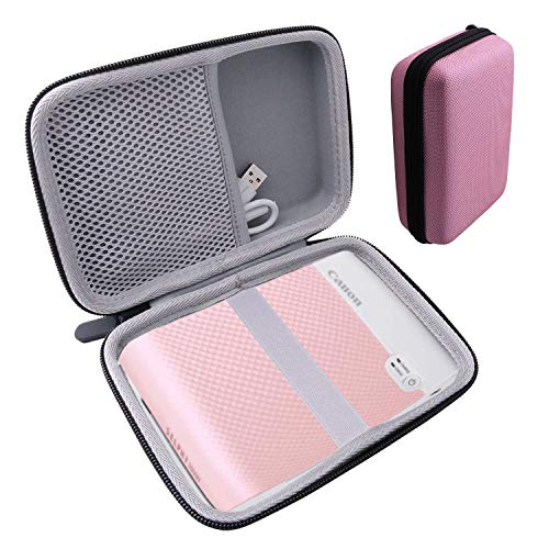 用の Canon スマートフォン用プリンター SELPHY SQUARE QX10 専用保護 キャリングケース 収納ケース -waiyu JP (ピンク)のサムネイル