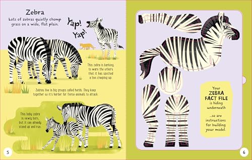 Slot-together Animals: An Interactive Book for Animal Lovers, Combining Fun Facts, Puzzle Solving, and Fine Motor Skills Development - Image 5