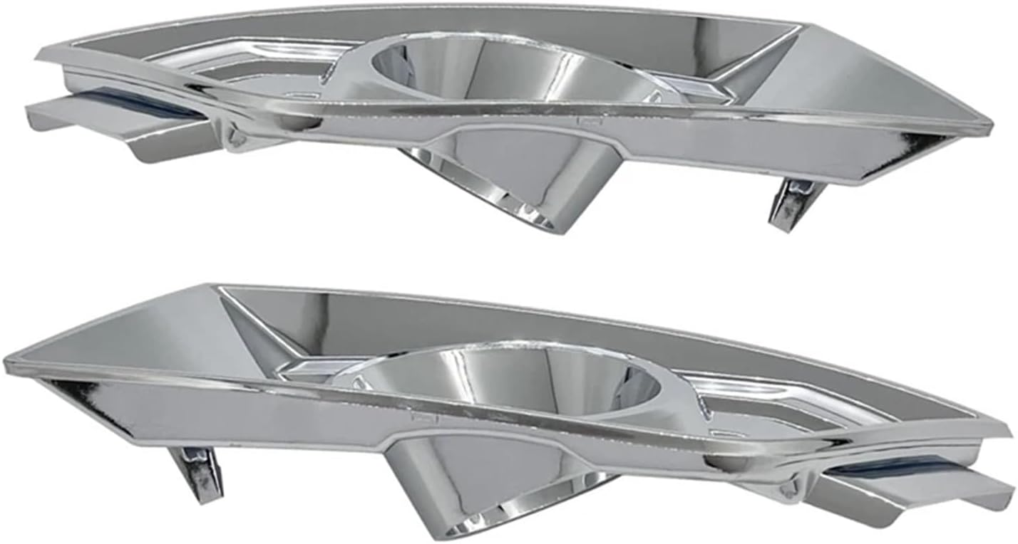Front Bumper Fog Light Cover Bezel Trim Chrome 7T4Z17E810B 7T4Z17E811B Compatible For Ford For Edge 2007-2010