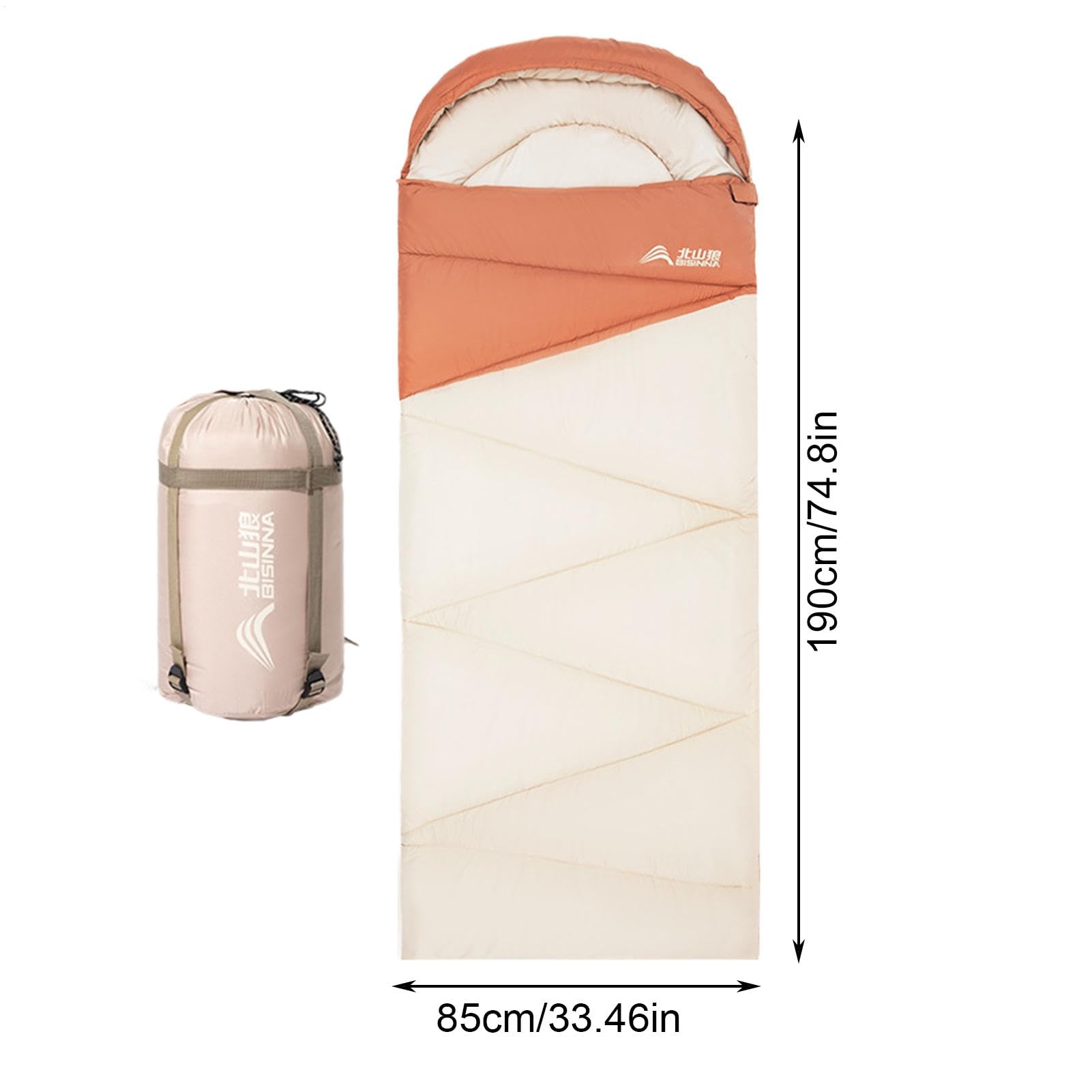 Śpiwór z plecakiem, śpiwór z plecakiem Podróżne akcesoria kempingowe | Wędrówka Śpiwór Wygodny sprzęt podróżny z plecakiem na kemping, piesze wycieczki, zajęcia na świeżym powietrz