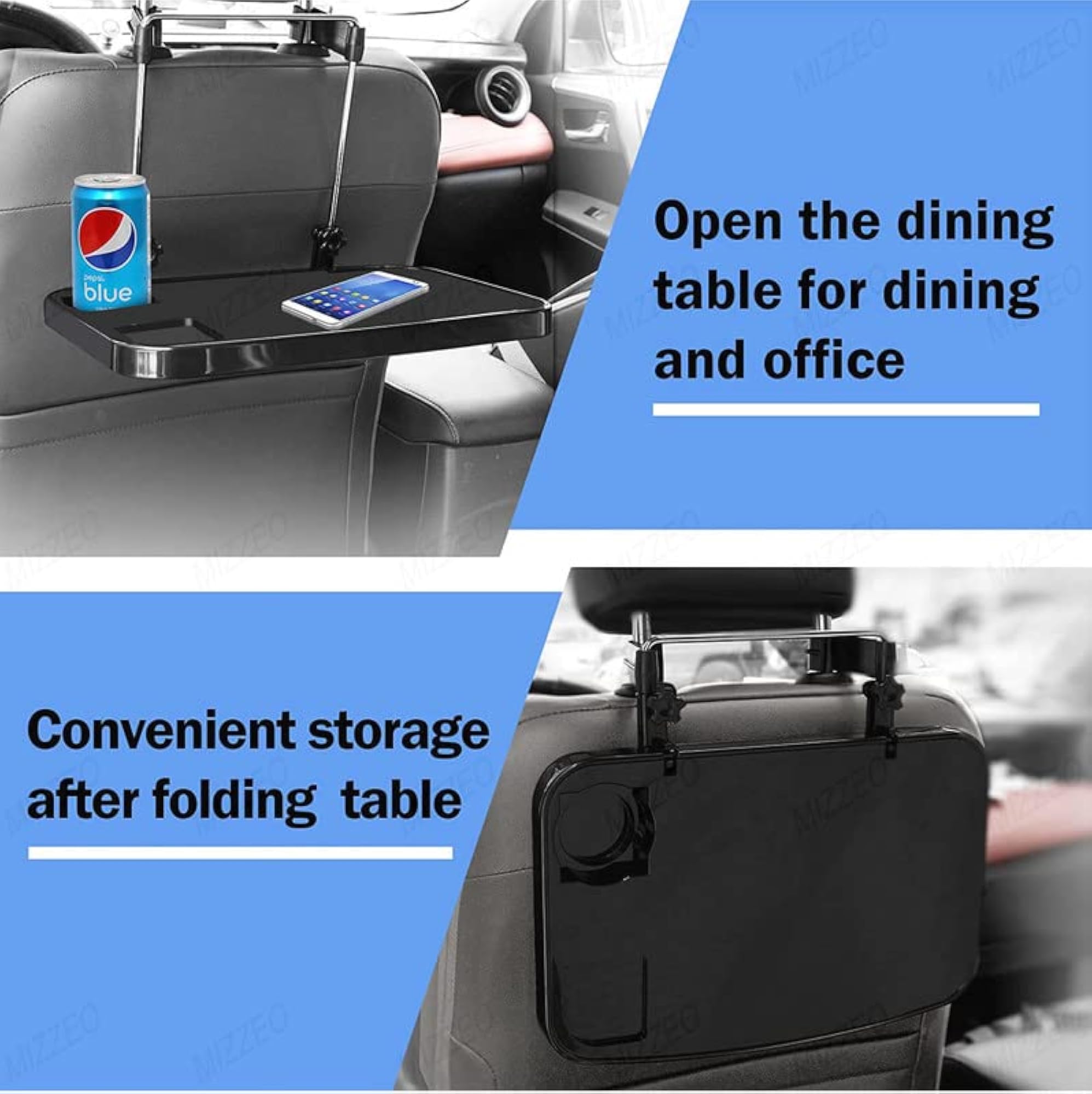 Multipurpose Car Tray Table, Ergonomic Design