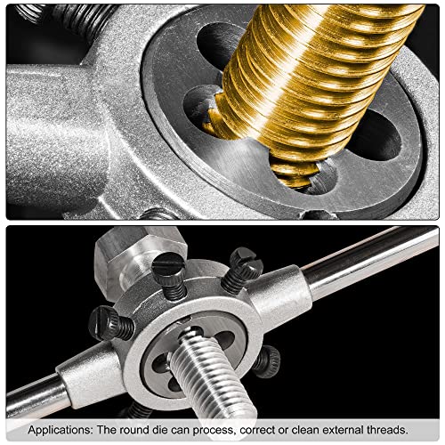 uxcell 3/4"-14 NPT Round Die, Machine Thread Right Hand Threading Die, High Speed Steel (HSS) Screw Thread Cutting Die by uxcell - Image 3