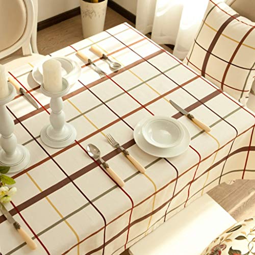 Nappe table basse salon en coton polyvalente pour maison