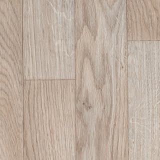 Vinylboden PVC Bodenbelag | Holzoptik Schiffsboden Eiche weiß | 200, 300 und 400 cm Breite | Meterware | Variante: 3,5 x 4m