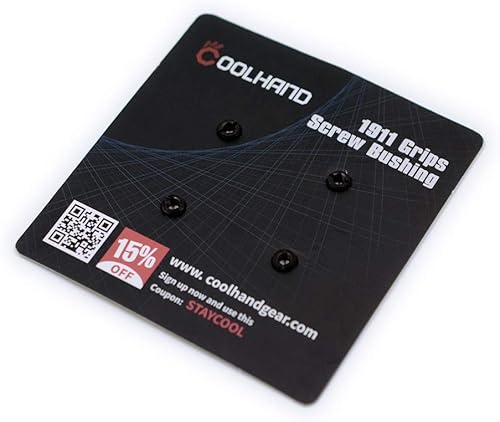 Miniatura 10 de Cool Hand 1911 Tornillos de agarre y bujes para 1911 tamaño completo, empuñaduras compactasoficiales, 0.16 pulgadas delgadas0.28 pulgadas, tamaño