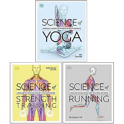 Science of Yoga, Science of Strength Training, Science of Running 3 Books Collection Set