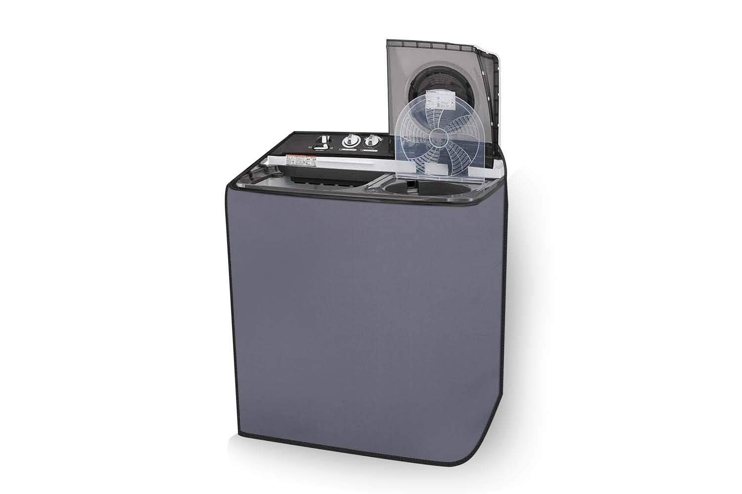 DREAM FASHION Semi-Automatic Washing Machine Cover (8 Kg - 8.5 Kg) Semi-Automatic Machine -Grey discount deal
