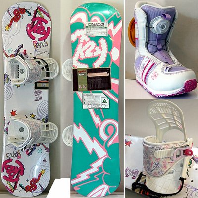 Amazon | K2 12-13 Girls Mini Turbo Grom Packキッズ ボア セット 2