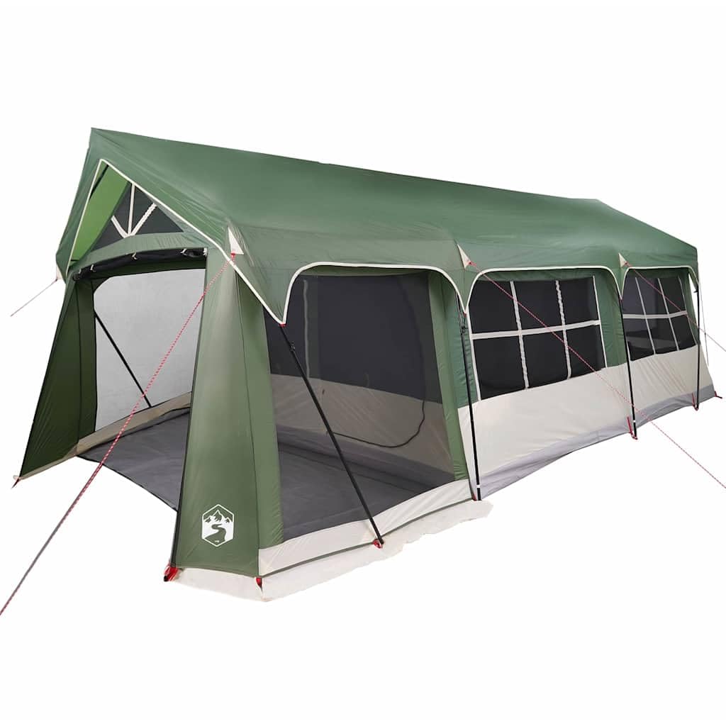vidaXL Tienda Familiar con Techo Poliéster de Camping Exterior Impermeable