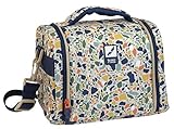 Bolsa isotérmica porta alimentos de gran capacidad. Edición especial Terrazzo II, color beige. El tejido de esta colección está fabricado con botellas de plástico recicladas