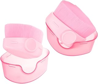 Cabilock Juego de 2 brochas de base ovaladas ...