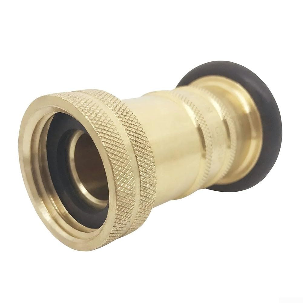 Buse de tuyau d'incendie, buse de tuyau d'incendie en laiton (2,5 cm NH/NST) robuste femelle