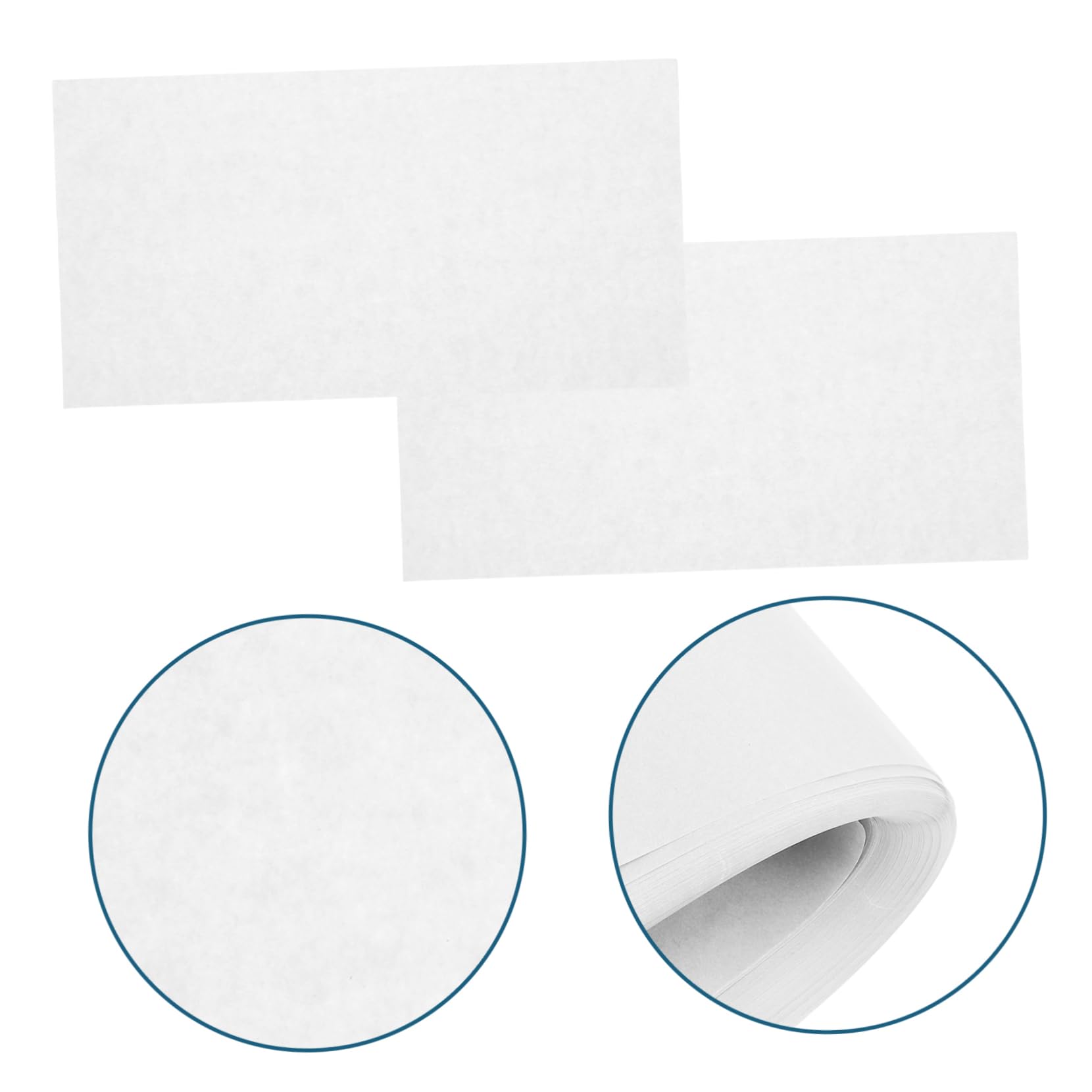 Alipis 300 Blatt Gefettfreies Backpapier Antihaftbeschichtete Hitzebeständige Pergamentpapiere für Lebensmittelverarbeitung Gefrierfach und Backzubehör im Haushalt und Gewerbe