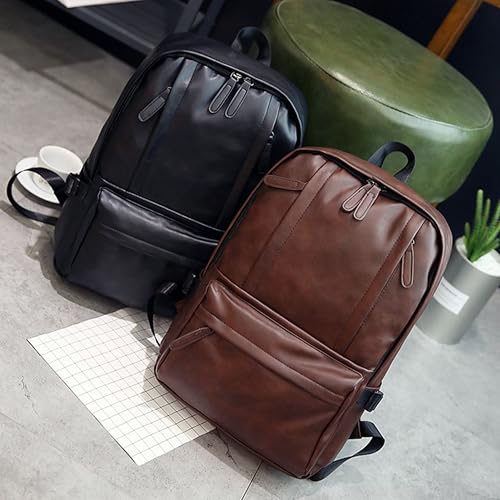 Image of Kraptick Multi-functional Backpack-Waterproof Laptop Backpack, Office Bag with PU Leather Design, Professional Bag for Laptops and Work, Durable and Stylish Bags for Travel