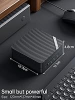 MINIS FORUM UM773 Lite Mini-PC AMD Ryzen 7 7735HS, genau 4,75 GHz, 32 Go DDR5 1 bis PCIe4.0 SSD AMD Radeon 680M, 2 x HDMI, 1 x USB4, 5 x Ports USB, WLAN 6, BT5. 2 – Ansicht 9