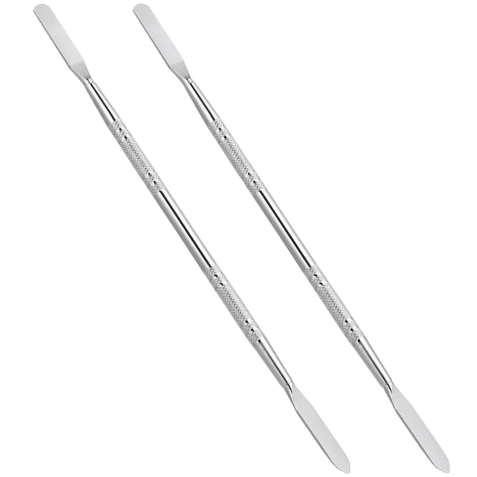 ibasenice Metal Pry Tool 2 Pcs Spudger Tools Opening Pry Bars Stainless Steel Sticks Repairing Tools for Cell Phone Laptop Electronics Headphone Jack Removal Tool