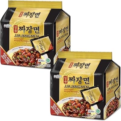 Paldo Jjajangmyeon, Korean Instant Chajang Noodles 7.05 Ounce (7.05 Ounce (Pack of 8))