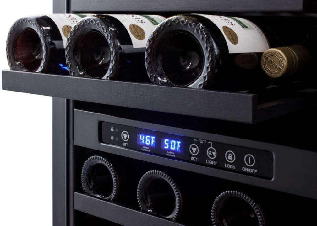 Summit 18” Wine Cellar, 28 Bottle Capacity, 3.3 Cu.Ft., Built-In Wine Cellar, ADA Compliant, Stainless Steel- Swc182zada on Fridge.com - View 4