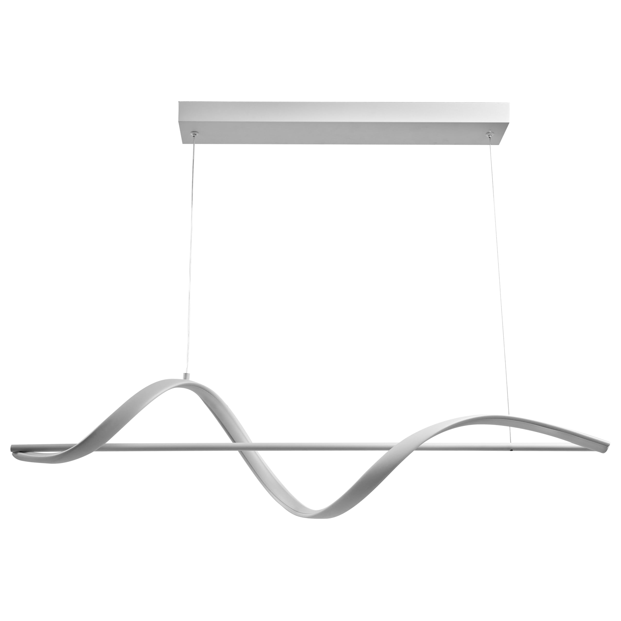 Lampa wisząca LED nowoczesna geometryczna dekoracyjna biała Khutti