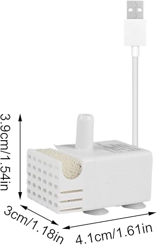 Miniatura 5 de Bomba sumergible - Sistema de circulación de agua, motor de acuario de baja potencia, función de agua interior y bebedores pequeños para mascotas